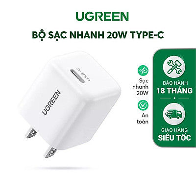 Củ sạc nhanh 20W USB Type-C Hỗ trợ PD3.0/QC4+/PPS Ugreen 10219
