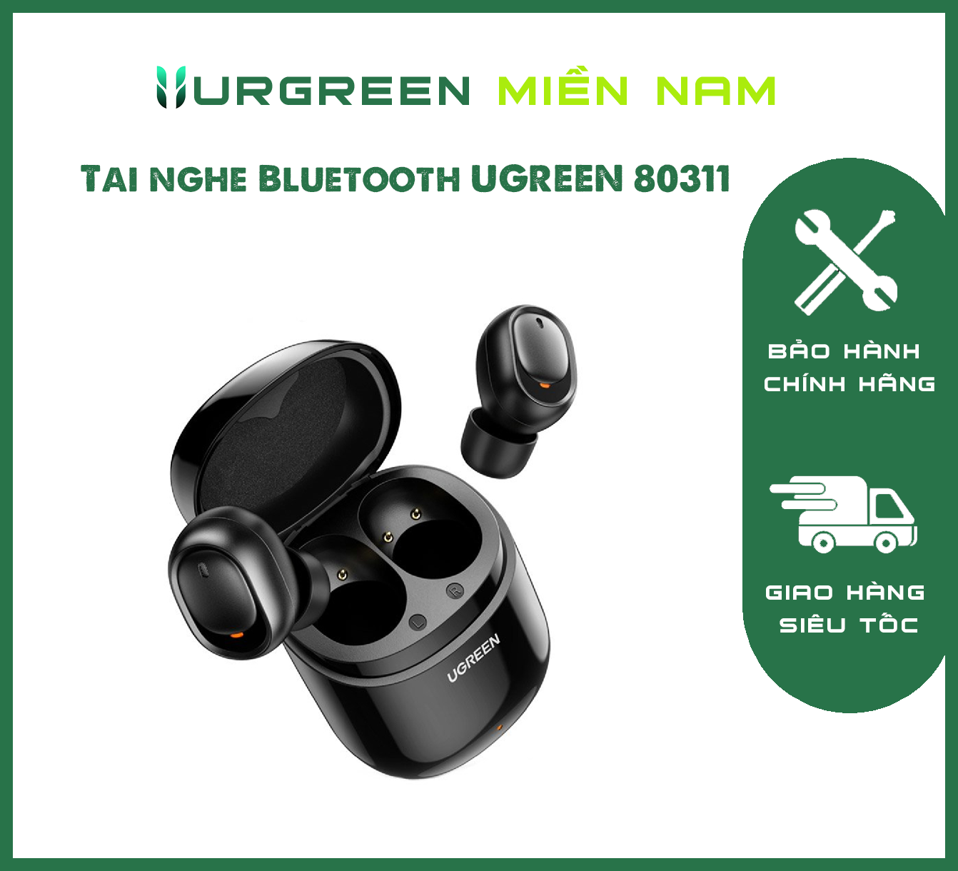 Tai nghe Bluetooth UGREEN Hitune X6 Âm thanh Hifi Chống ồn, tạp âm 90242