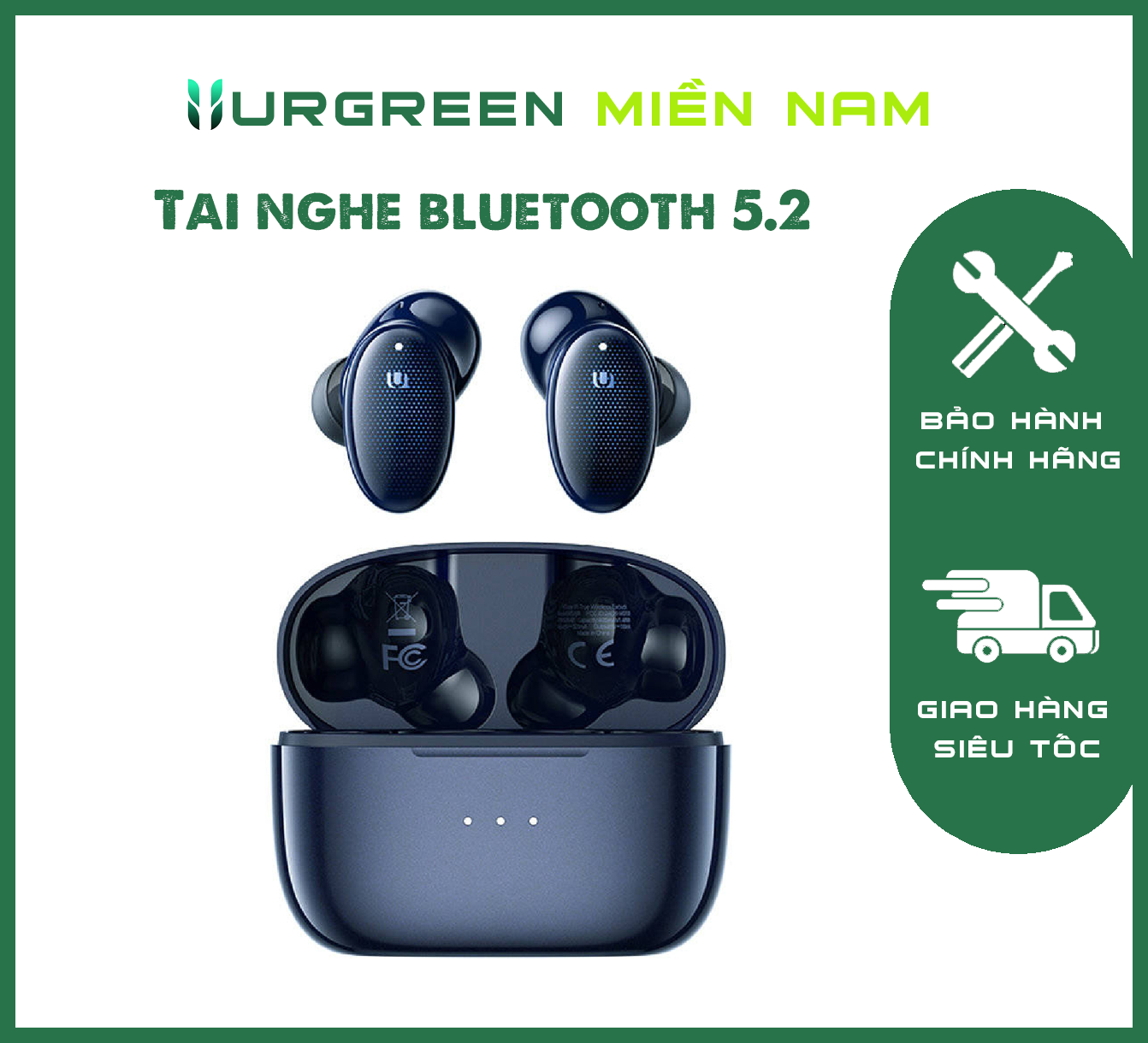 Tai nghe bluetooth 5.2 UGREEN HiTune X5 Wireless âm thanh Stereo Chống nuơcs IPX5 50648