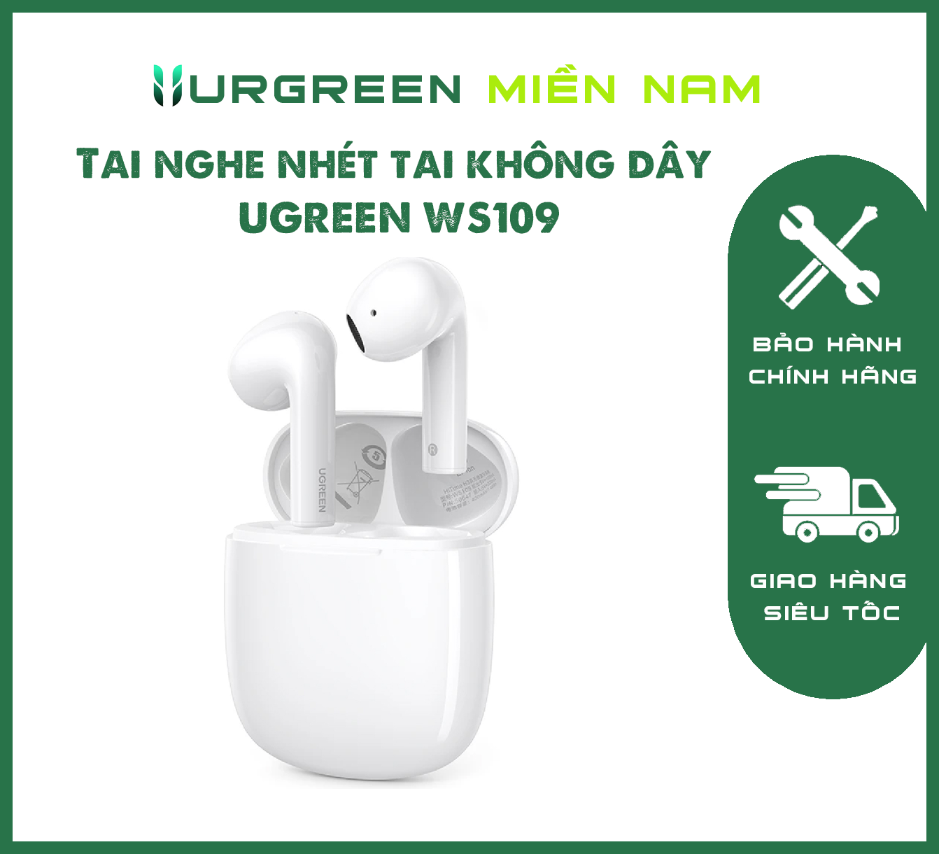 Tai nghe nhét tai không dây UGREEN WS109 50647